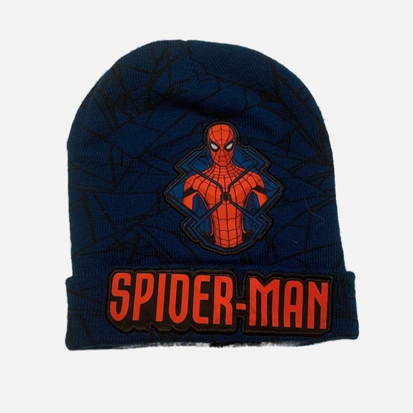 Marvel Other - Spider-Man knit hat from Marvel.  Blue, rim’s 8.5 inches diameter.  Pre-owned.
